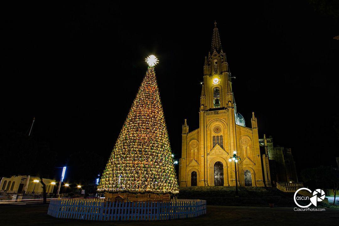 Wow! Újrahasznosított palackokkal díszített fa Európa legszebb karácsonyfái között?