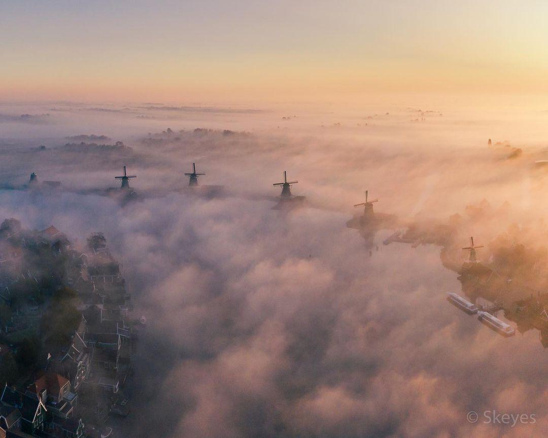 Különleges perspektíva: Hollandia madártávlatból