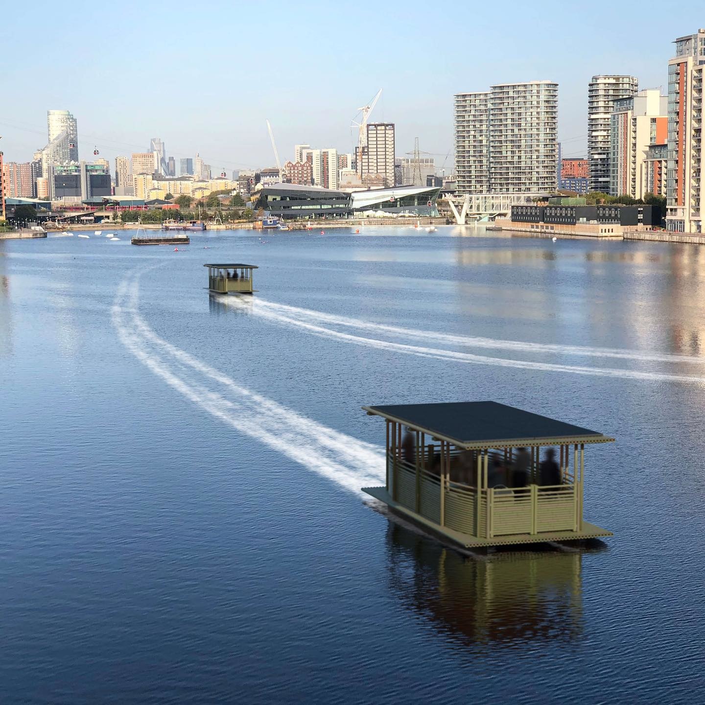 Napelemes vízi taxik bambuszból