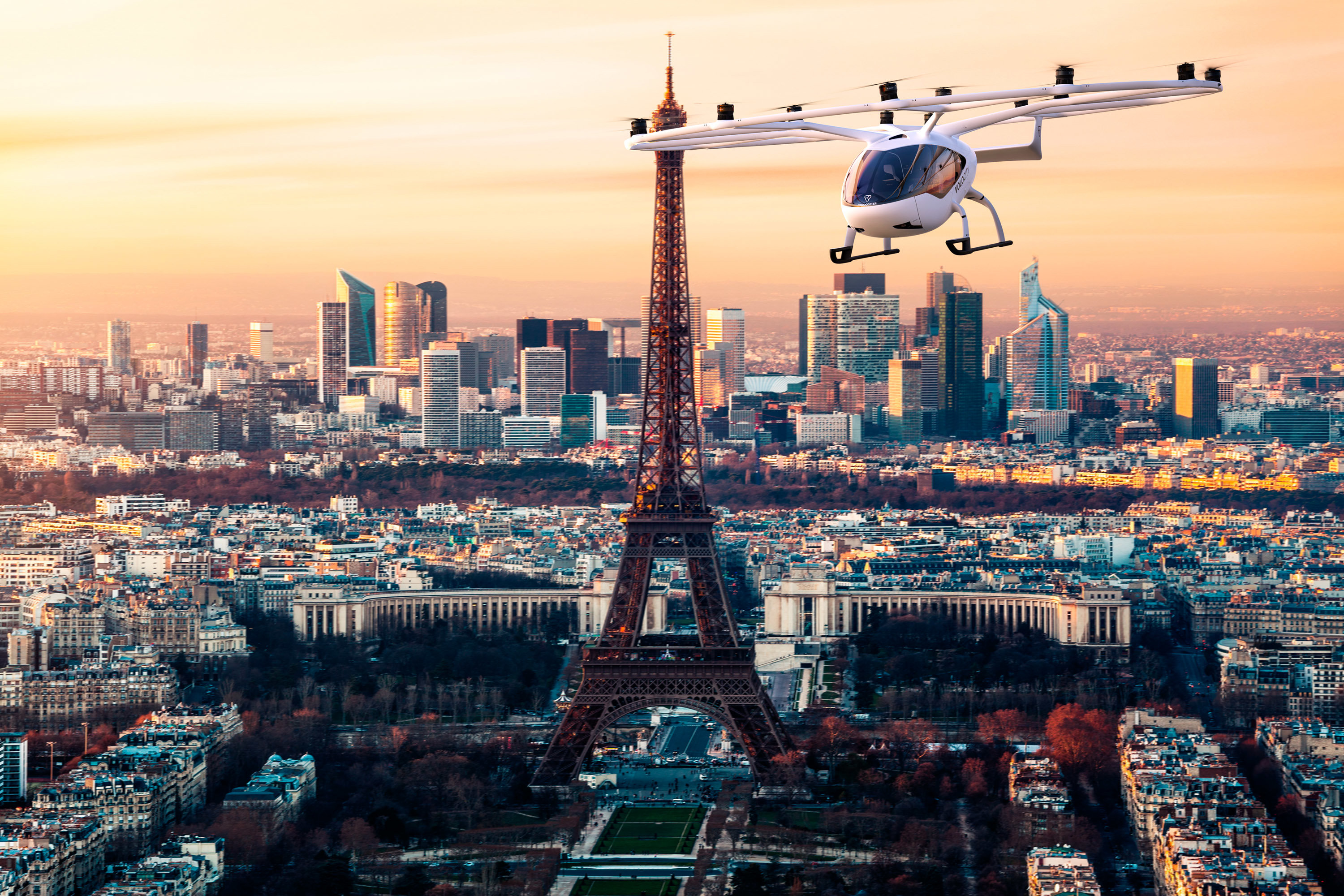 E-helikopter taxik Párizs fölött - ez a jövő?
