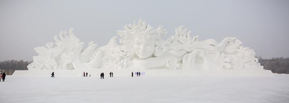 A harbini hó- és jégszobor kiállítás elképesztő alkotásai